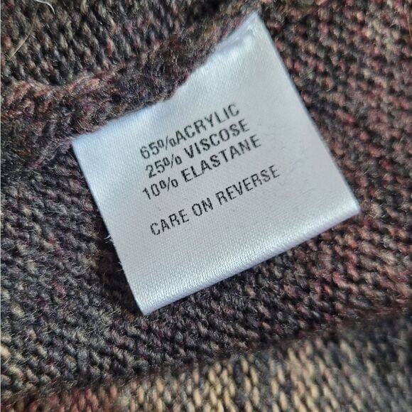 Kamana Cowl Sweater Poncho Size Medium - Picture 6 of 7